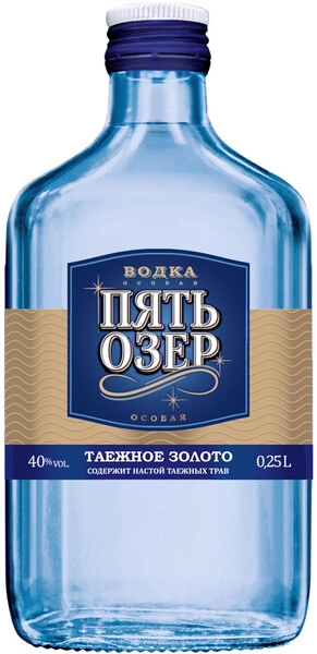 Водка Пять Озер Особая, 250 мл
