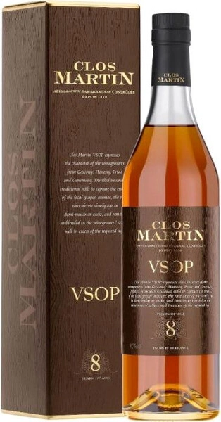 Арманьяк Clos Martin VSOP 8 years old, gift box, 0.7 л