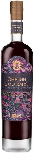 Ликер Онегин, Гурмэ Черная Смородина, Ежевика и Асаи, настойка сладкая, 0.5 л