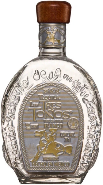 Текила Los Tres Tonos Blanco, 0.7 л