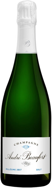 Шампанское Andre Beaufort, Polisy Millesime Brut, Champagne AOC, 2007