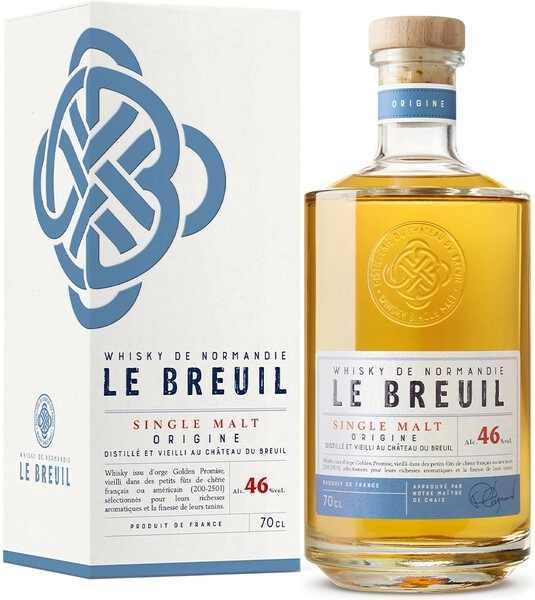 Виски Le Breuil Single Malt Origine, gift box, 0.7 л