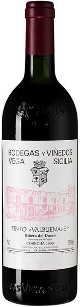 Вино Valbuena 5°, Ribera del Duero DO, 1999
