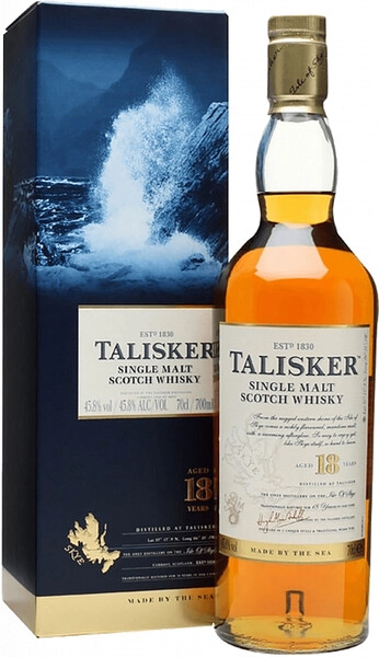 Виски Talisker 18 Years Old, gift box, 0.7 л