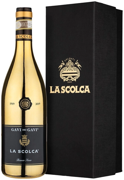 Вино La Scolca, Gavi di Gavi DOCG, 2024, gift box "Golden"