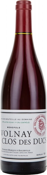 Вино Domaine Marquis d'Angerville, Volnay 1-er Cru "Clos des Ducs" AOC, 2021