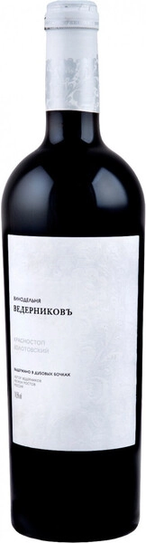 Вино Винодельня Ведерниковъ, Красностоп Золотовский, выдержанное в дубовых бочках, 1.5 л