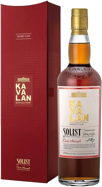 Виски Kavalan, Solist Sherry Cask (57,8%), gift box, 0.7 л