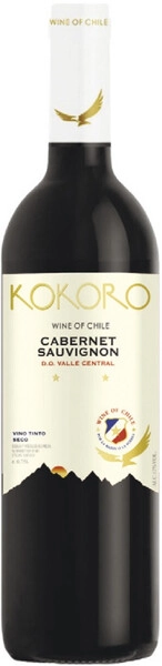 Вино "Kokoro" Cabernet Sauvignon Seco, Valle Central DO, 2024
