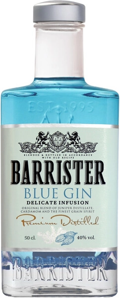 Джин Barrister Blue Gin, 0.5 л