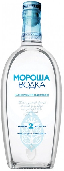 Водка "Мороша" Уровень мягкости №2, 0.5 л