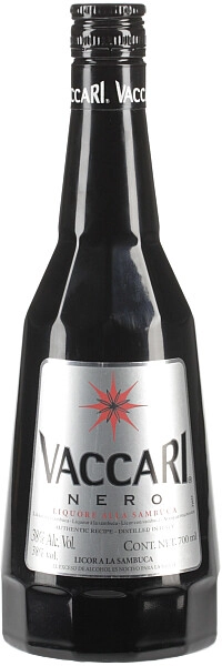 Ликер Sambuca Vaccari Nero, 0.7 л