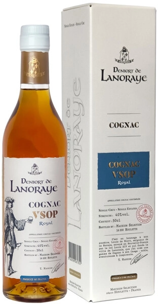 Коньяк "Deniort de Lanoraye" Royal VSOP, gift box, 0.5 л