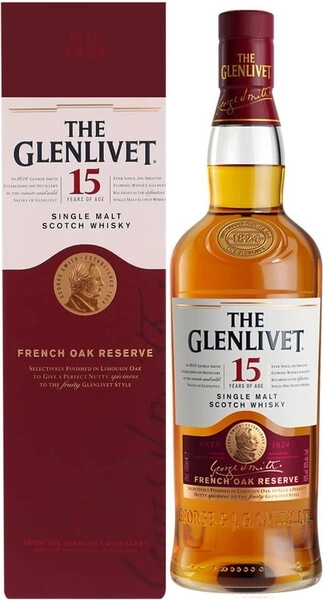 Виски The Glenlivet 15 years, with box, 0.7 л