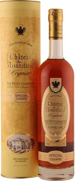 Коньяк Chateau de Montifaud Napoleon Special Sigare, Fine Petite Champagne AOC, gift tube, 0.7 л