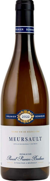 Вино Domaine Pascal Prunier-Bonheur, Meursault AOC, 2022