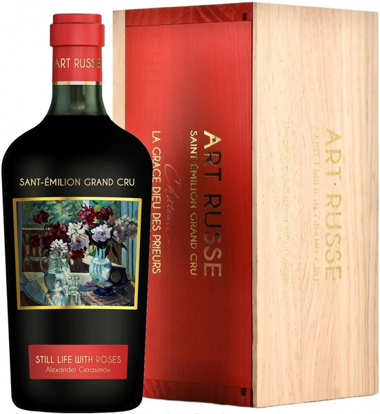 Вино Chateau La Grace Dieu des Prieurs, Saint-Emilion Grand Cru AOC, 2016, wooden box