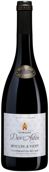 Вино Vignerons del Bel Air, "Domaine des Ailes", Moulin-a-Vent AOP, 2023