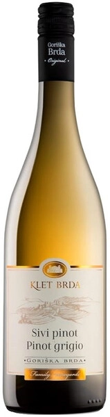 Вино Klet Brda, Pinot Grigio, Goriska Brda ZGP, 2021