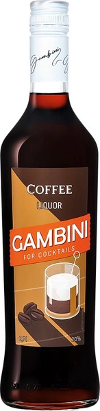 Ликер KVKZ, Gambini Coffee, 0.7 л