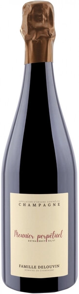 Шампанское Famille Delouvin, Meunier Perpetuel Extra Brut, Champagne AOC, 2017
