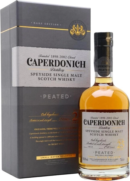 Виски Caperdonich Peated 25 Years Old, gift box, 0.7 л