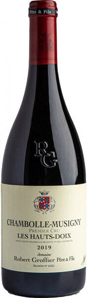 Вино Domaine Robert Groffier Pere & Fils, Chambolle-Musigny 1er Cru Les Hauts-Doix AOC, 2019