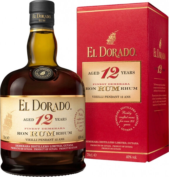 Ром "El Dorado" 12 Years Old, gift box, 0.7 л