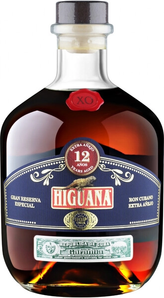 Ром "Higuana" Extra Anejo Gran Reserva 12 Anos, 0.7 л