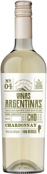 Вино "Vinas Argentinas" Chardonnay, Mendoza, 2023