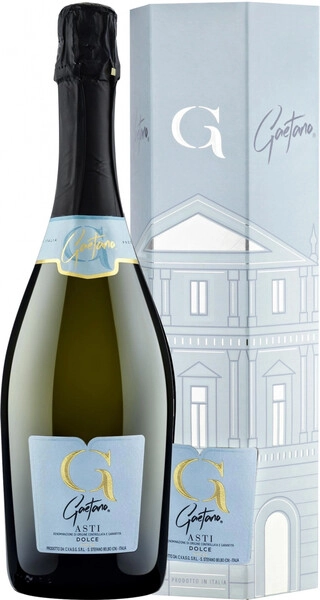 Игристое вино "Gaetano" Asti DOCG, gift box