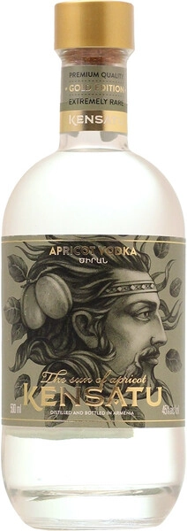 Водка Kensatu Gold Edition Apricot, 0.5 л