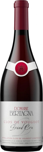 Вино Domaine Bertagna, Clos de Vougeot Grand Cru AOC, 2019