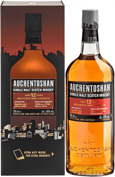 Виски Auchentoshan 12 Years Old, gift box & diary, 0.7 л