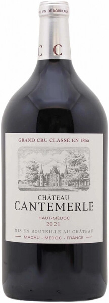 Вино Chateau Cantemerle, Haut-Medoc AOC 5-me Grand Cru, 2021, 3 л