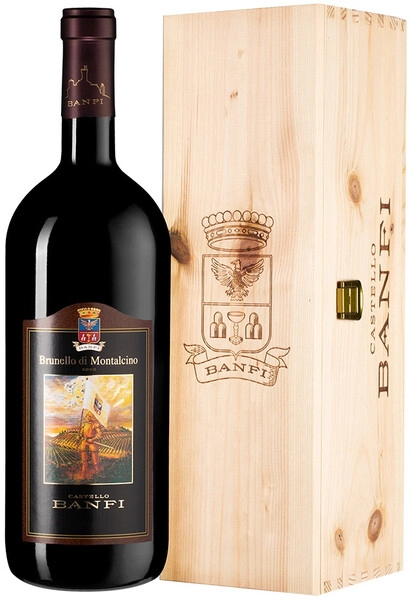 Вино Banfi, Brunello di Montalcino DOCG, 2019, wooden box, 1.5 л