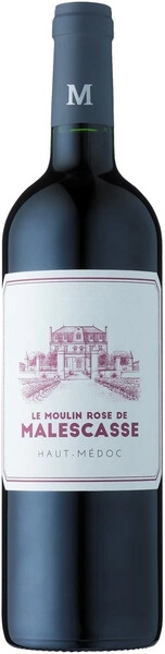 Вино Le Moulin Rose de Malescasse, Haut-Medoc AOC, 2020