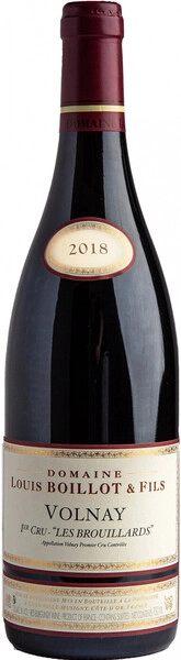 Вино Domaine Louis Boillot & Fils, Volnay 1er Cru Les Brouillards AOC, 2018
