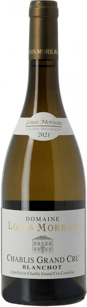 Вино Domaine Louis Moreau, Chablis Grand Cru Blanchot AOC, 2021