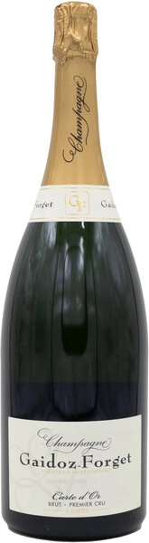 Шампанское Champagne Gaidoz-Forget, Carte d'Or Brut Premier Cru, Champagne AOC, 1.5 л