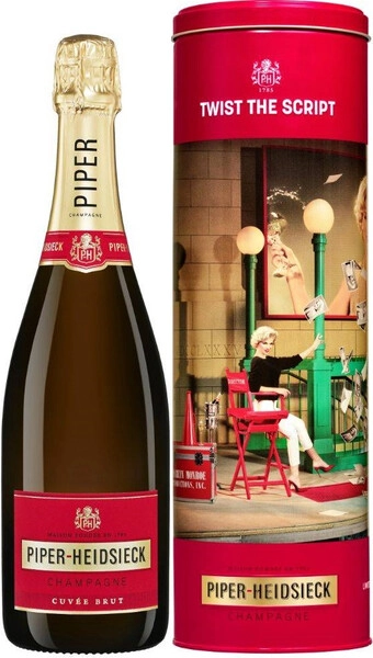 Шампанское Piper-Heidsieck, Brut, in tube Marilyn Monroe