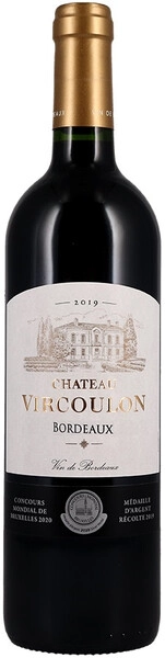 Вино Chateau Vircoulon, Bordeaux AOC, 2019