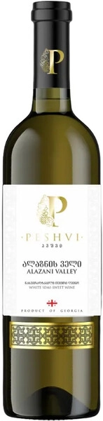 Вино "Peshvi" Alazani Valley White, 2019