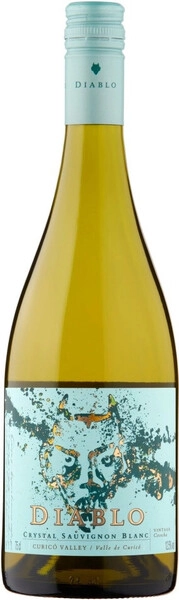 Вино "Diablo" Crystal Sauvignon Blanc, Curico Valley, 2025