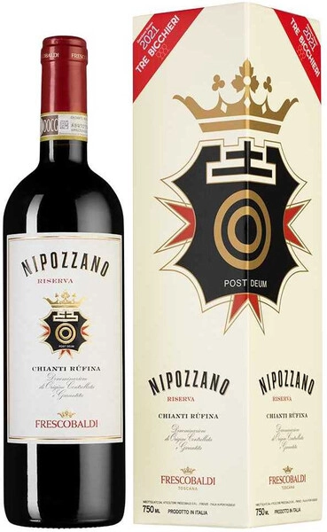 Вино Nipozzano Chianti Rufina Riserva DOCG, 2018, gift box