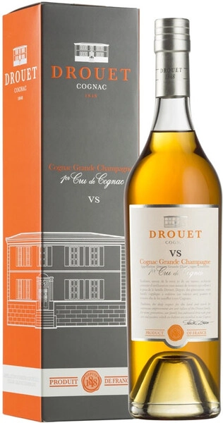 Коньяк Drouet, VS, Cognac Grande Champagne AOC, gift box, 0.7 л