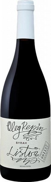 Вино Oleg Repin, Listva Syrah, 2021