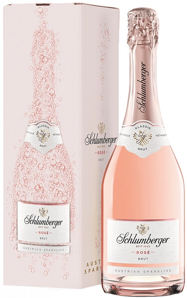 Игристое вино Schlumberger, Rose Brut Klassik, gift box