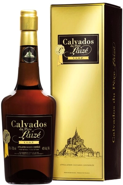 Кальвадос Calvados du pere Laize, VSOP, gift box, 0.7 л
