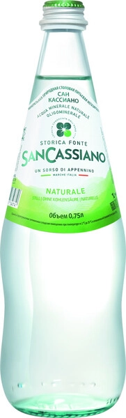 Вода San Cassiano Still, Glass, 0.75 л